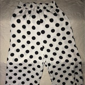 Polka Dot High Waisted Pants